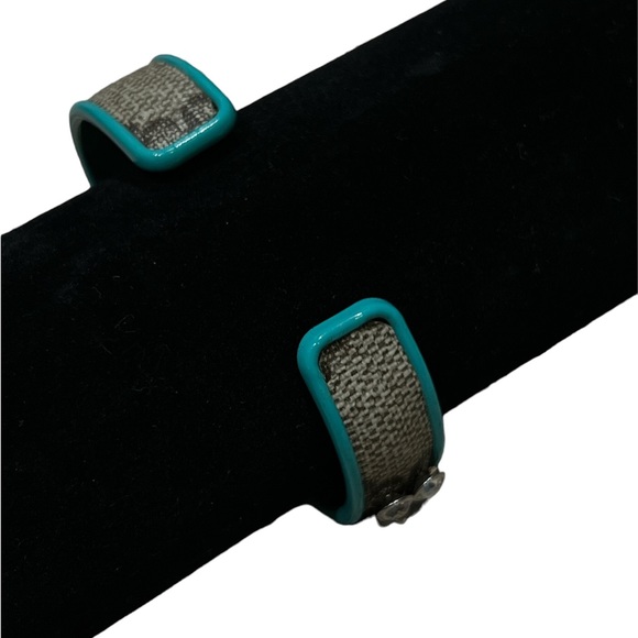 Gucci Embellished Turquoise Monogram Bangle - Picture 5 of 7